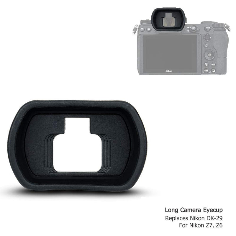 Soft Silicon Camera Viewfinder Eyecup Eyepiece Eyeshade for Nikon Z5 Z6 Z7 Z6II Z7II Replaces Nikon DK-29 Eye Cup Protector for Z5 Z6 Z7 Z6II Z7II Replace DK-29