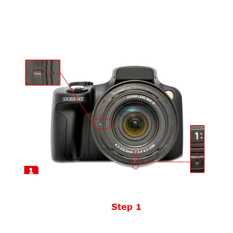 JJC Lens Filter Adapter Ring for Canon PowerShot SX530 HS,SX540 HS,SX520 HS,SX70 HS,SX60 HS,SX50 HS,SX40 IS,SX30 IS,SX20 IS,SX10 IS,SX1 IS Cameras, Replaces Canon FA-DC67A RN-DC67A