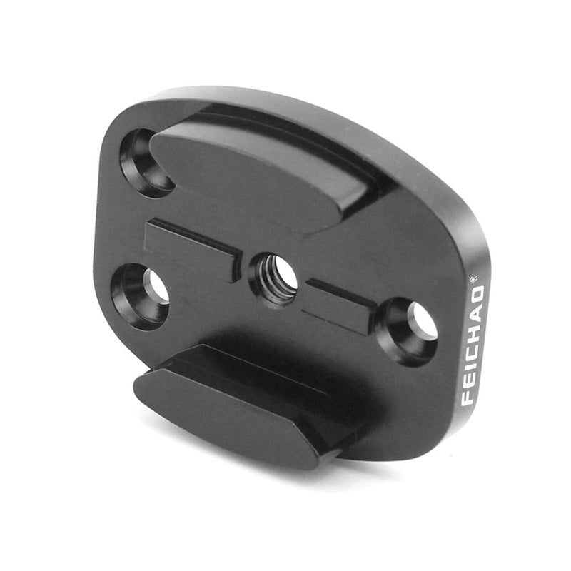 [AUSTRALIA] - FEICHAO Aluminum CNC Quick Release Tripod Mount with 1/4 Adapter Buckle Base Interface Compatible for Hero 8 7 6 5 4 3 and Other Sports Camera (Surface Mount Board) Surface Mount Board 