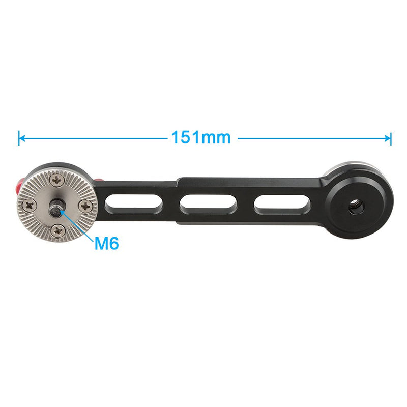 CAMVATE Handgrip Extender with Rosette for Sony FS7 Camera Sony A7s A7RII A7s2 A7sII(Black)