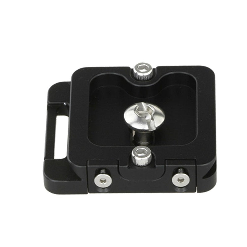 Haoge PQR-40L 40mm Universal Camera Quick Release Plate with Retractable Lip Flange for Arca Swiss Standard Tripod Ball Head Ballhead Clamp