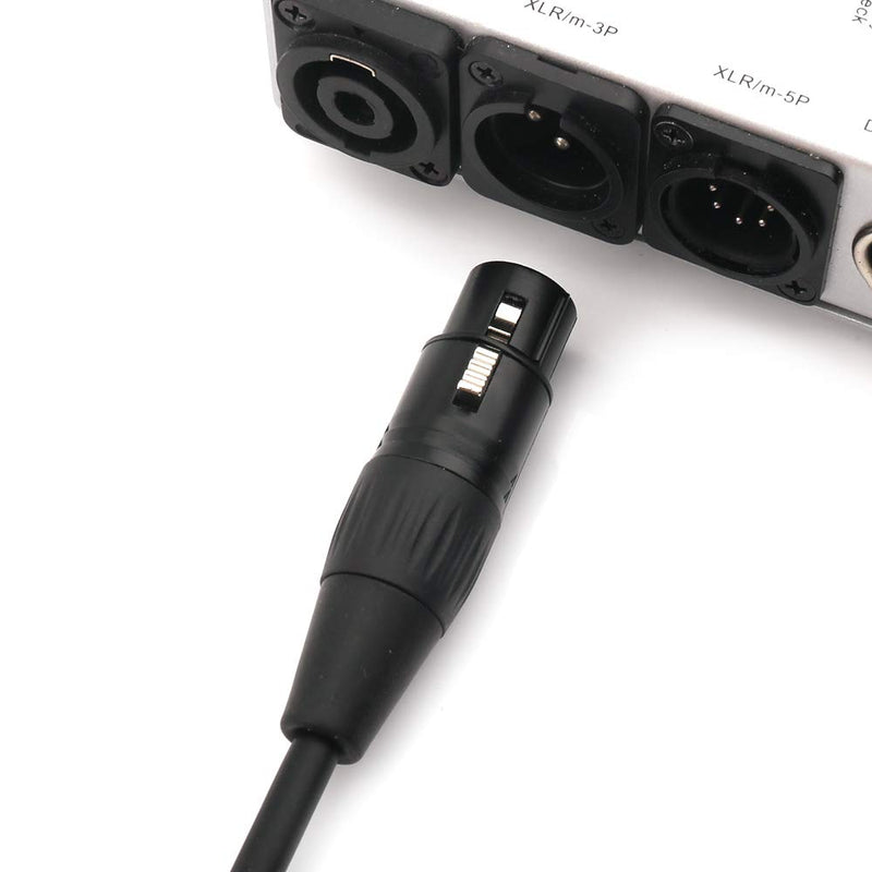 [AUSTRALIA] - NANYI 3.5mm (1/8 Inch) TRS Stereo Male to XLR Female Interconnect Audio Microphone Cable, Suitable for iPod, Mobile Phone, Active Speakers, Stage, DJ, Studio Audio Console, 0.2M (0.6FT) 0.2M(0.6FT) 