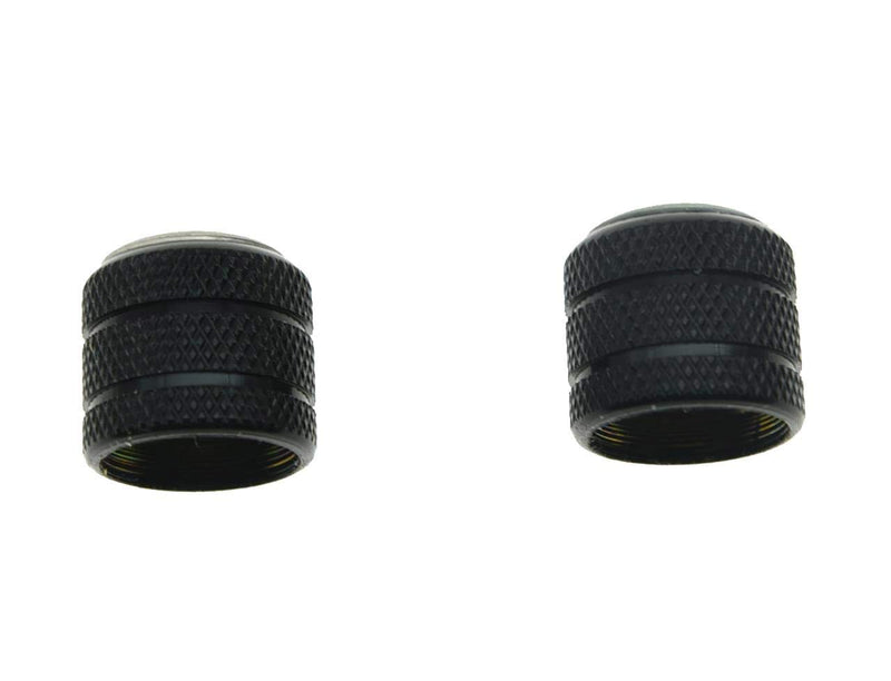 KAISH 2pcs Black Push on Fit Abalone Top Guitar Dome Knobs or Bass Knob for Tele Telecaster