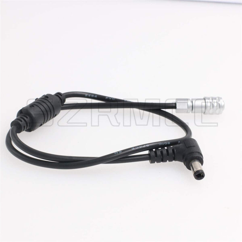 SZRMCC DC 5.5x2.5mm to Weipu SF610 2 Pin Female Plug Power Cable for BMPCC 4K Blackmagic Pocket Cinema 4K Camera (Straight Cable, Right Angle DC2.5mm) Straight Cable