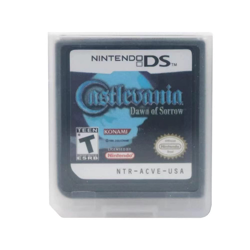 Castlevania series DS game card, compatible with Nintendo DS version 3DS/NDSI/2DS game cartridge, re-engraved version (Dawn of Sorrow) Dawn of Sorrow