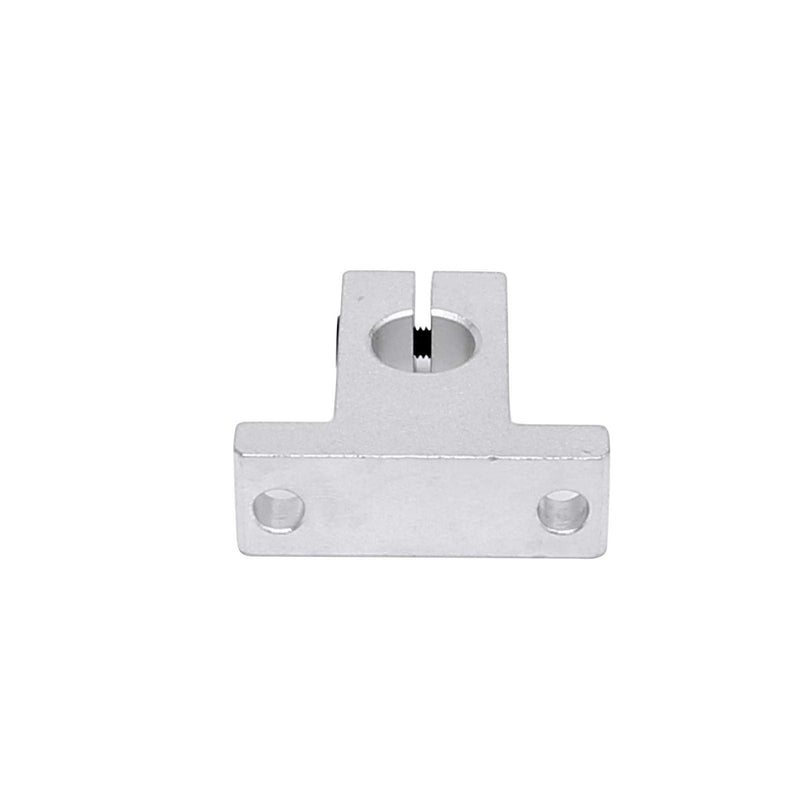 FKG SK12 Aluminum Linear Motion Rail Clamping Guide Support for 12mm Diameter Shaft, Set of 4
