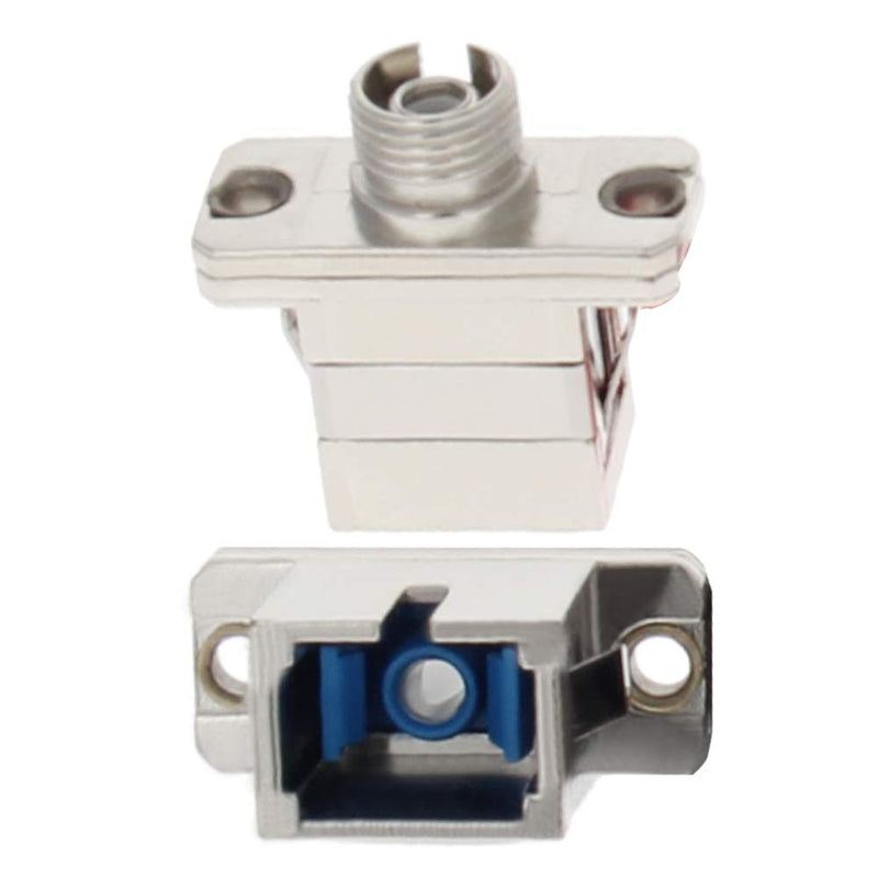 Fielect 10pcs Simplex Type SC to FC Fiber Coupler Carrier Grade Fiber Optical Adapter Connector for Server Rack, Patch Panel 10pcs SC-FC