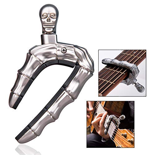 LHKJ Universal Guitar Capo,Electric Guitar Quickly Change Clamp Zinc Alloy For Acoustic and Electric Guitars