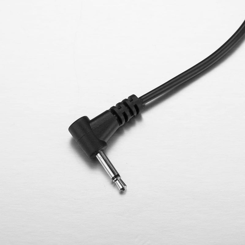 (2 PCS) 2.5mm to Male Flash PC Sync Cable,12-Inch/30CM 2.5mm Plug to Male Flash Sync Cord for Camera Photography Connector