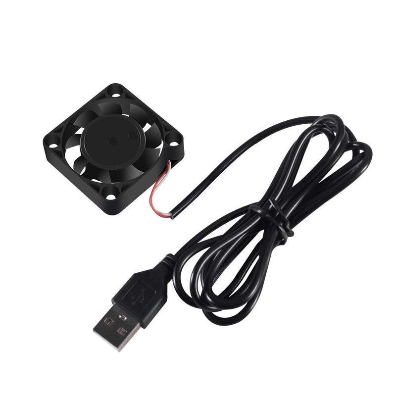 4 Pack USB Brushless Cooling Fan 40mm Fan High Performance DC 5V Cooling Fan Speed 4200 RPM Fan for Small Appliances Series Replacement 4PCS 5V USB(4010)