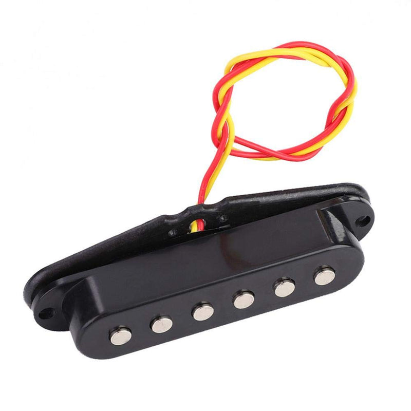 Bnineteenteam 1 PC Single Coil Sound Pickup Replacement Part for ST Electric Guitar Black