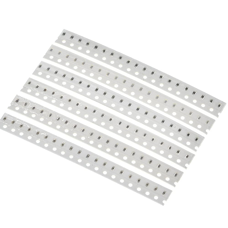 Molence 960PCS 0603 0805 1206 SMD Capacitor Kit, 16 Value 10pF-22uF Multilayer Ceramic Chip Capacitors Assortment Set