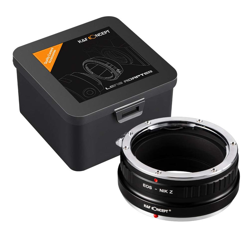 K&F Concept Lens Mount Adapter for Canon EF Mount Lens to Nikon Z6 Z7 Camera NIK Z