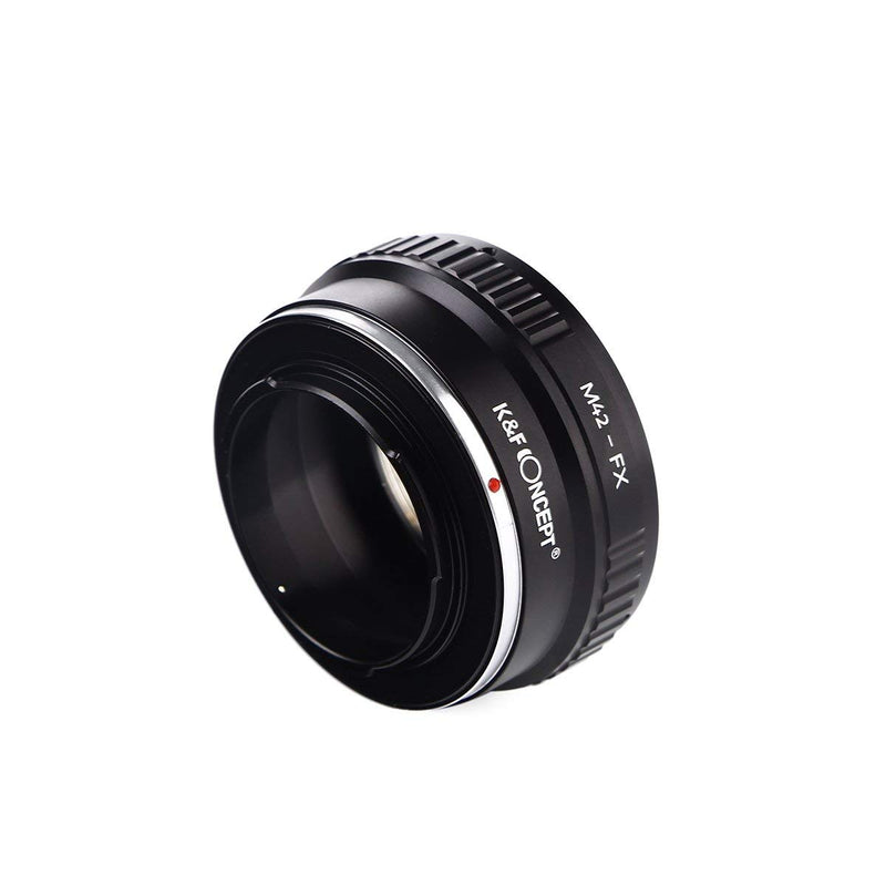 K&F Concept M42 to Fuji X Adapter,K&F Concept Lens Mount Adapter for M42 Mount Lens to Fujifilm Fuji X-Series X FX Mount Mirrorless Camera Body,Fits for Fuji XT2 XT20 XE3 XT1 X-T2