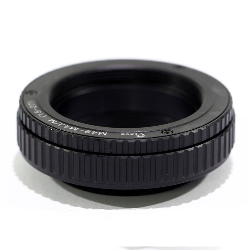 Pixco M42 to M42 Adjustable Focusing Helicoid Adapter 15mm to 26.5mm for Macro Shooting 15-26.5mm