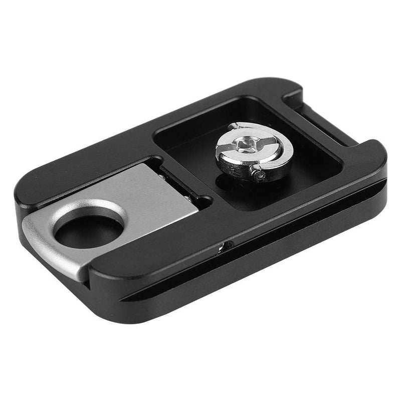 Quick Release Plate, QR-60 Aluminum Alloy Camera Universal Quick Shoe Plate with 1/4 Inch Screw Mount Tripod Plate & Strap Buckle for Arca-Swiss Tripod Ball Head