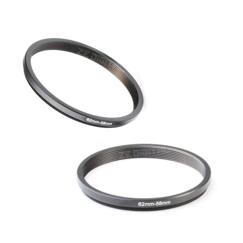 Step Down Rings for Filters, K&F Concept Metal 11pcs Lens Filter Step Down Adapter Ring Kit 43-37MM 52-43MM 55-52MM 58-55MM 62-58MM 67-62MM 72-67MM 77-72MM 82-77MM for DSLR Camera