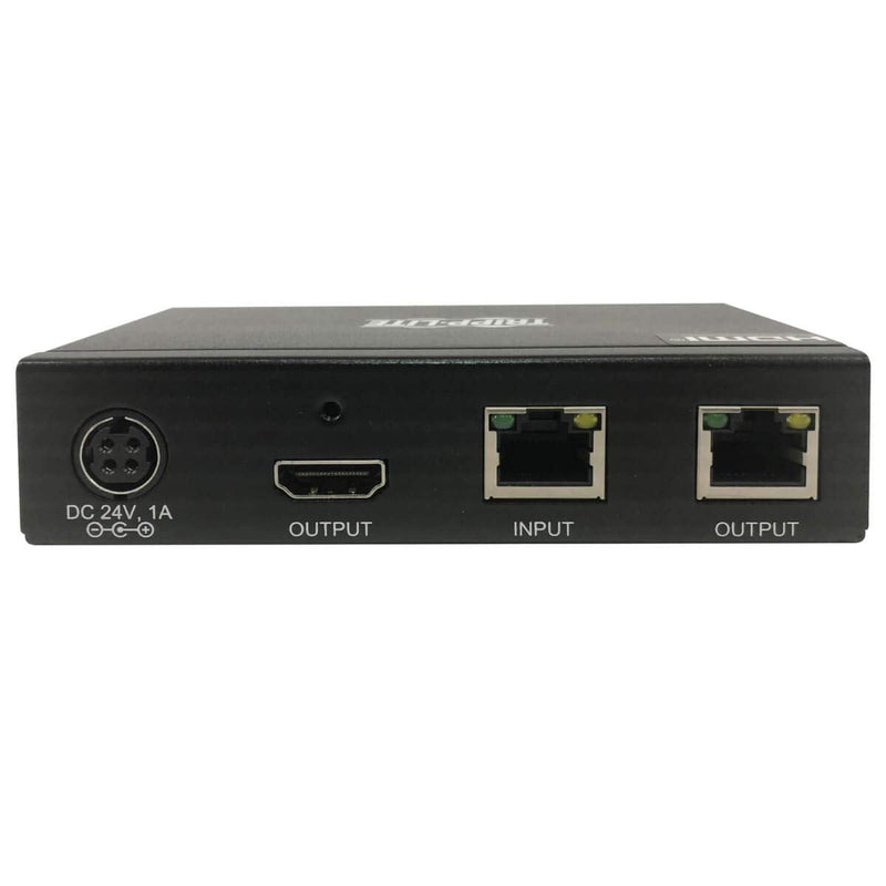 Tripp Lite HDMI Over Cat6 Receiver w Repeater 4K60Hz HDR 4:4:4 PoC IR TAA (B127A-110-BH)