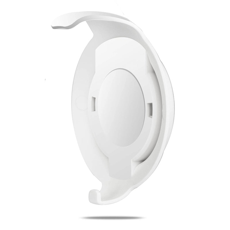 Wall-Mounted Holder, Smart Speaker Accessories Speaker Hanger with Adhesive Tape and Screws for Dot 3rd Generation 2 Types Install Mothed (White) White