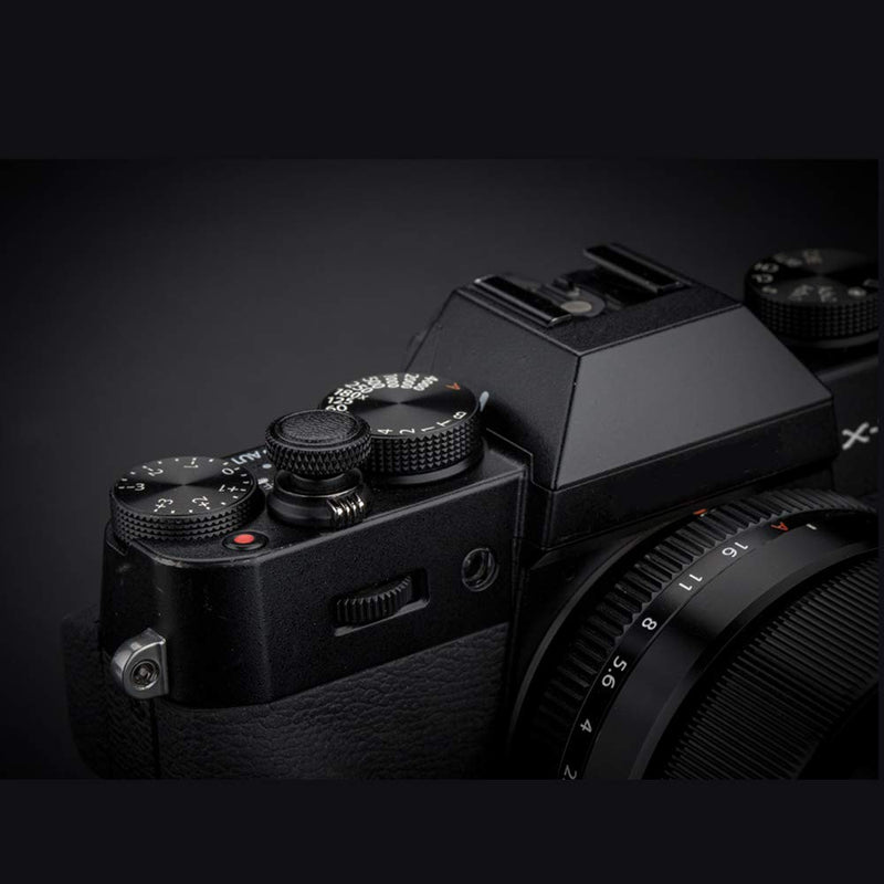 Camera Soft Release Button JJC Shutter Button for Fuji Fujifilm X-E4 X-T4 X-T3 X-T2 X-T30 X-T20 X-T10 X-PRO3 X-PRO2 X-PRO1 X100V X100F X100T X100S X-E3 for Sony RX10 IV III RX1RII RX1R RX1-2 Types Black+Red&Black