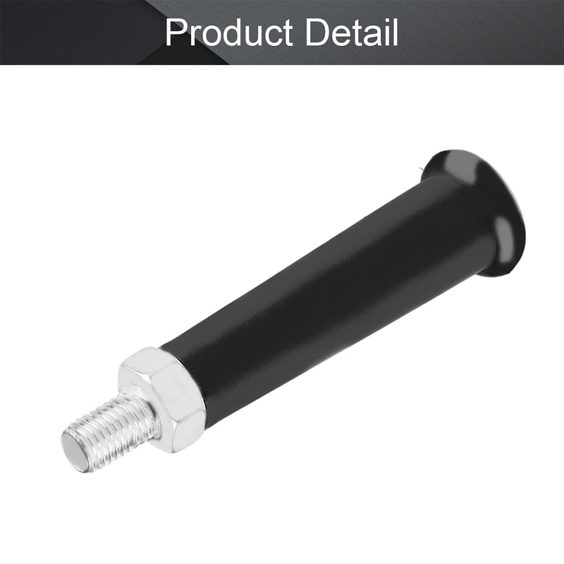 MroMax 2PCS Revolving Handles Screw Knobs Handgrips M10Threaded Plastic Metal Revolving Handle Grip