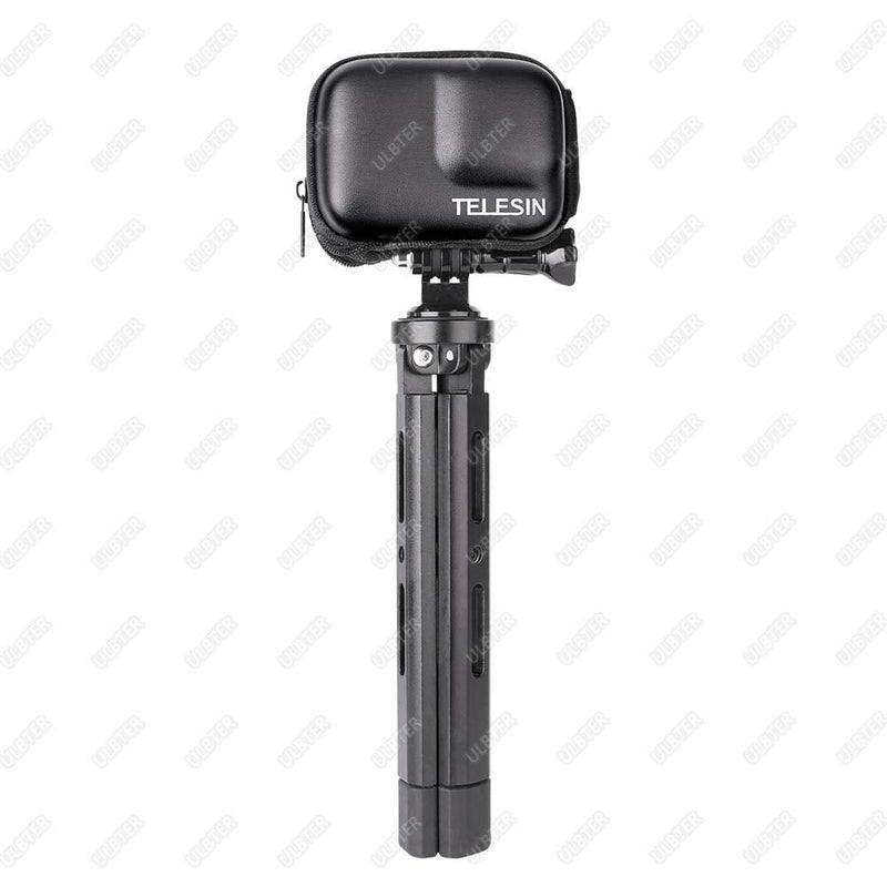 Mini Storage Bag Case for GoPro Hero10 Hero9 Hero8 Black + GoPro Hero 10 9 8 Rubber Lens Cap Cover , ULBTER Carrying Portable Boxes Accessory for Go pro Hero9 Hero8 [2+1 Pack] Black Bag+Cover