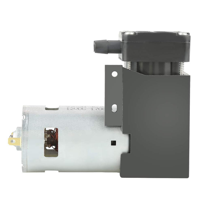 FTVOGUE Oilless Vacuum Pump DC12V 42W Mini Brush Piston Pressure Pump Flow 40L/min