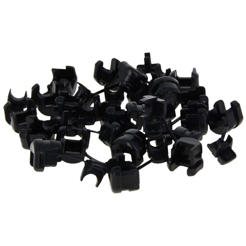 Bettomshin Round Cable Wire Strain Relief Bush Grommet Round Strain Relief Bushing Electric Cable Protection Cord Buckle 5P-4 100 Pcs