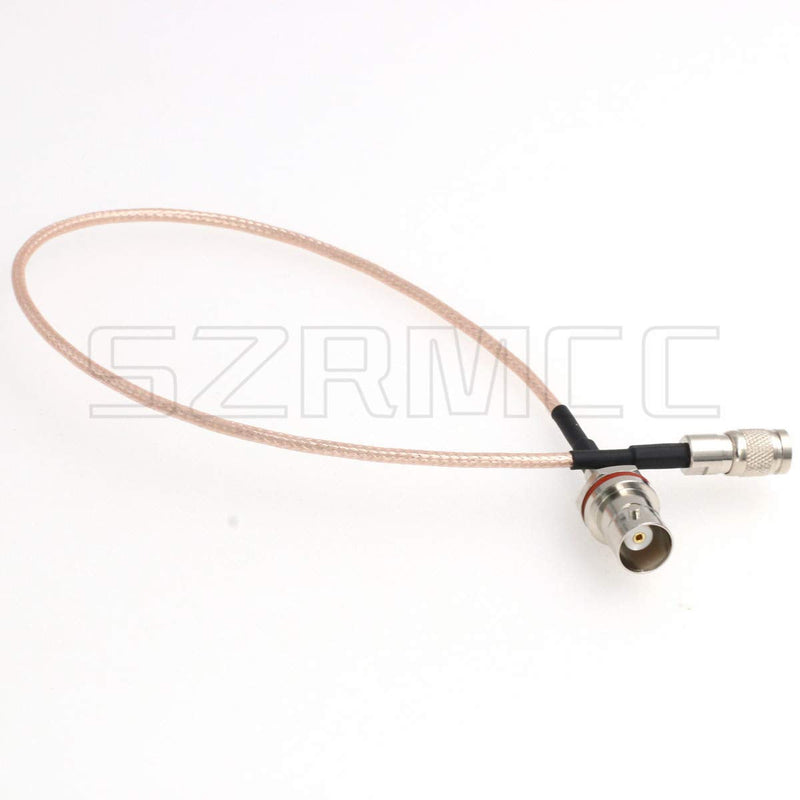 [AUSTRALIA] - SZRMCC BNC Female Bulkhead Oring to DIN 1.0/2.3 Male HD SDI Cable for RED Blackmagic Design Camera Monitor Video Data Transfer (30cm) 30cm 