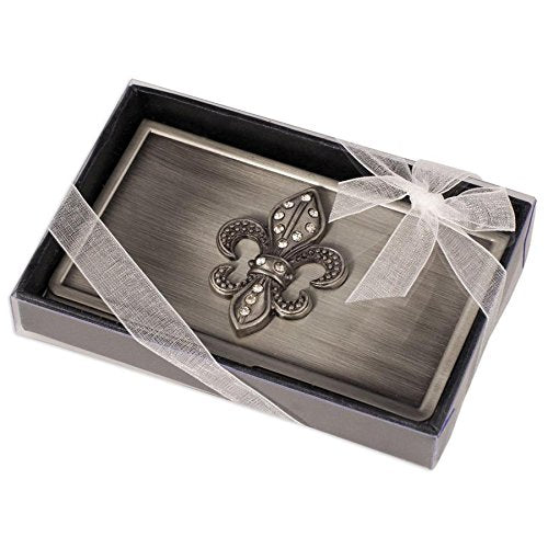 Fei Gifts Fleur de Lis Business Card Holder