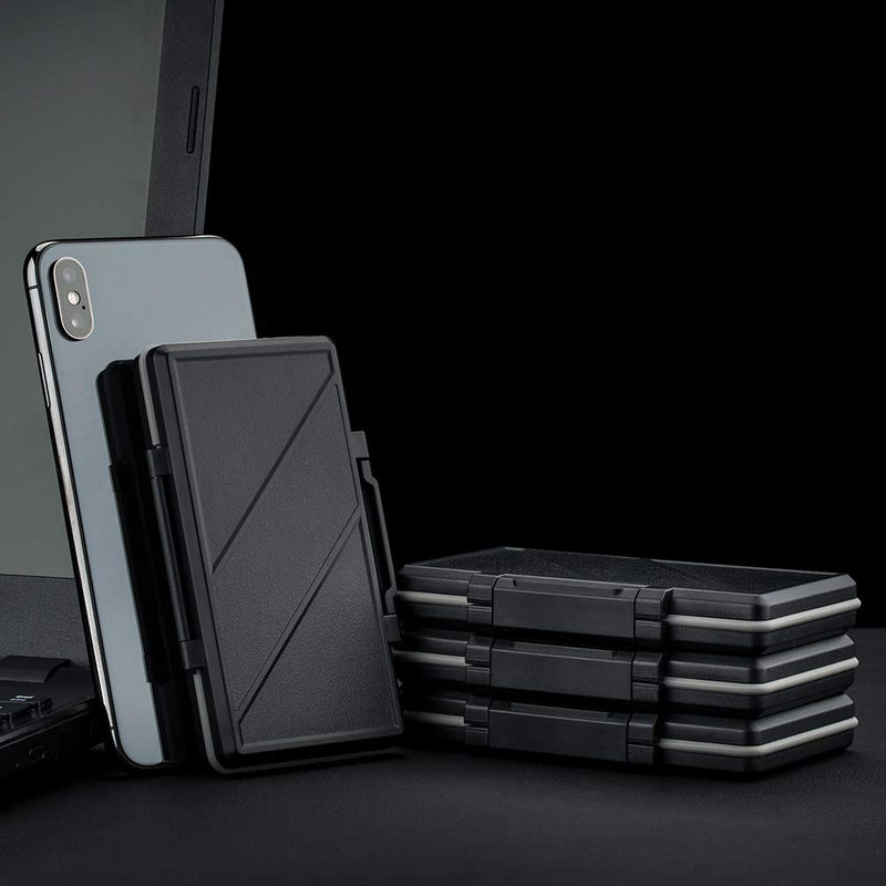 36 Slots Memory Card Case Holder Water-Resistant Keeper Wallet for 12 SD SDHC SDXC + 24 TF MSD MicroSD MicroSDHC MicroSDXC Memory Cards Storage Organizer For 12 SD + 24 TF / MSD