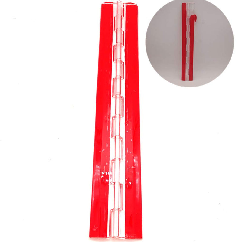 Transparent Plastic Acrylic 300mm Continuous Piano Hinge 12" Acryl-Hinge Acrylic 12 inch Hinge（Self- Adhesive） 2 Pack , ， for DIY Transparent Box, Display Stand etc.