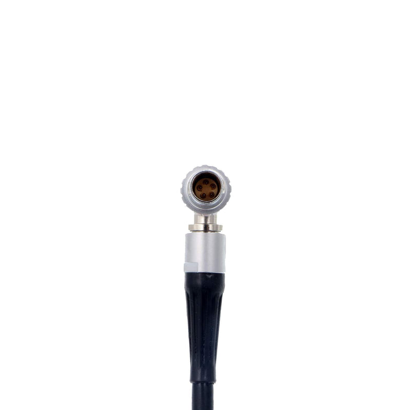 [AUSTRALIA] - Alvin's Cables BNC to 5 Pin Right Angle Time Code Cable for ARRI Mini Sound Devices ZAXCOM BNC to 5 Pin Male Right Angle 5 Pin 1M 