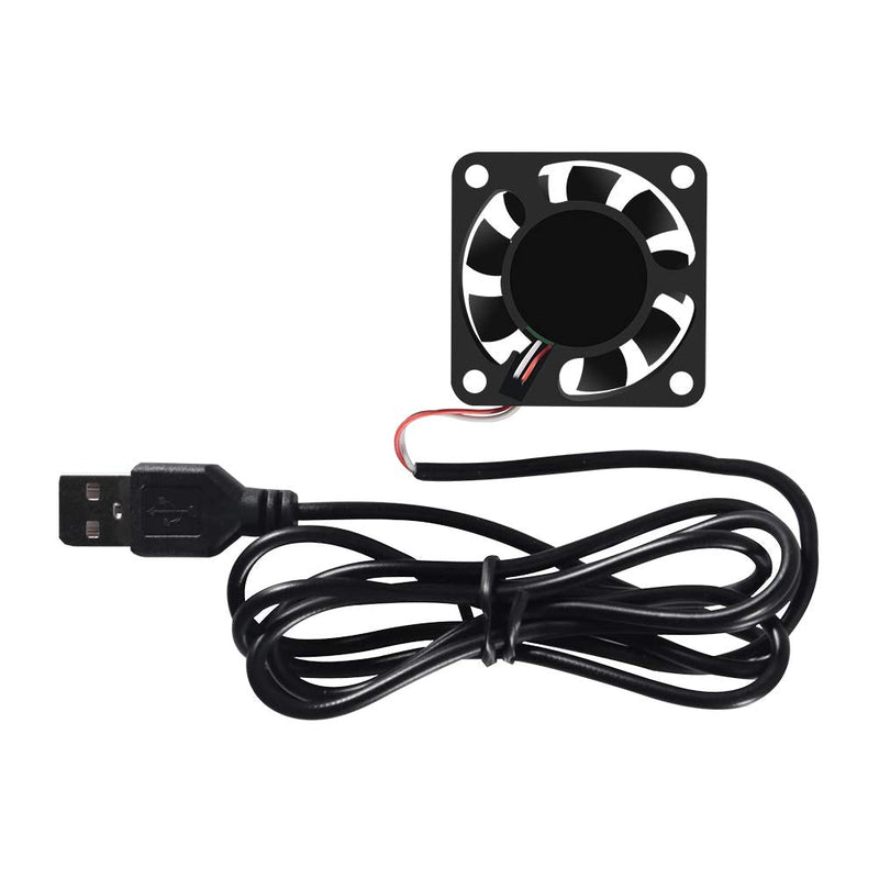 4 Pack USB Brushless Cooling Fan 40mm Fan High Performance DC 5V Cooling Fan Speed 4200 RPM Fan for Small Appliances Series Replacement 4PCS 5V USB(4010)