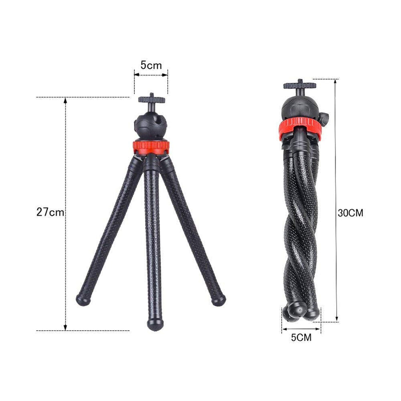 12'' Flexible Tripod Stand for Zoom Recorder H6 H5 H4n H2n H1n - Acetaken