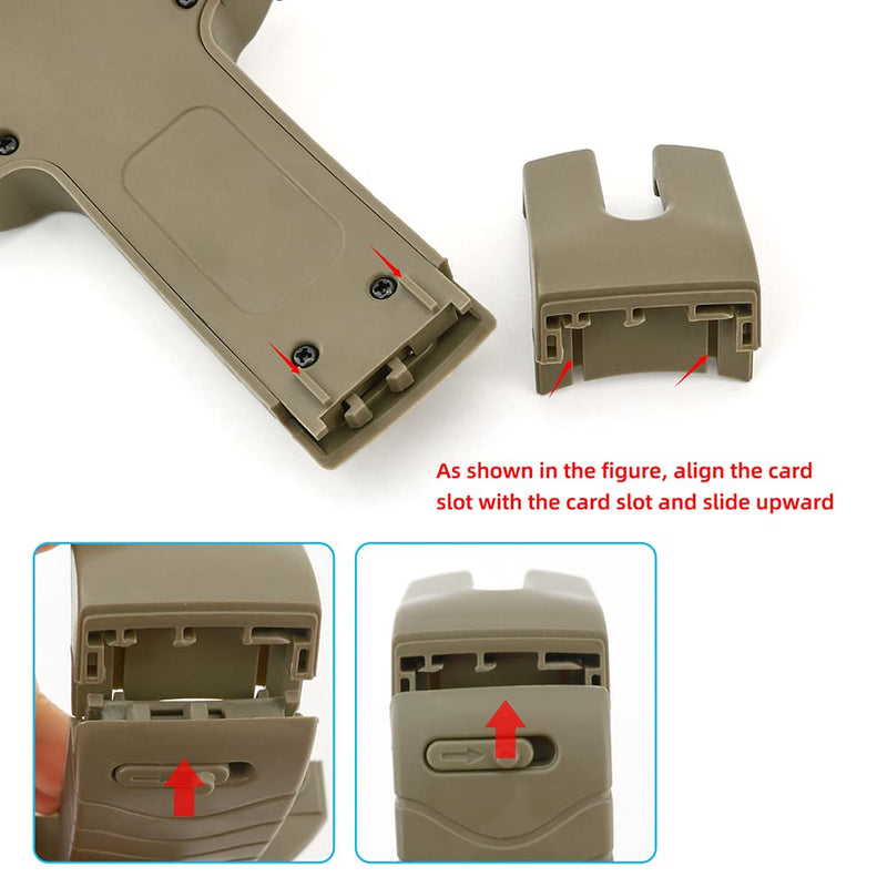 TSVISIONCORE Microphone & PTT for Walker's Razor Noise Cancelling Headphones Airsoft Tan