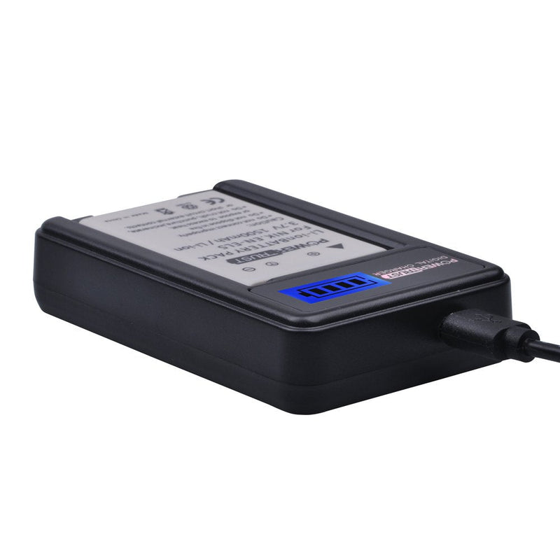 [AUSTRALIA] - PowerTrust 2 Pack EN-EL5 Camera Battery and LCD USB Charger for Nikon Coolpix P530 P520 P510 P100 P500 P6000 P5100 P5000 P80 P90 