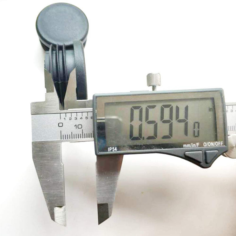 12 Pack 1 1/2 Inch(38mm) Round Plastic Plug, Pipe Tubing End Cap, Glide Insert Furniture Finishing Plug for Round Metal Tube 12