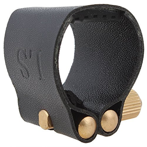 Alto Sax Mouthpiece Artificial Leather Ligature and Cap for Alto Saxophone