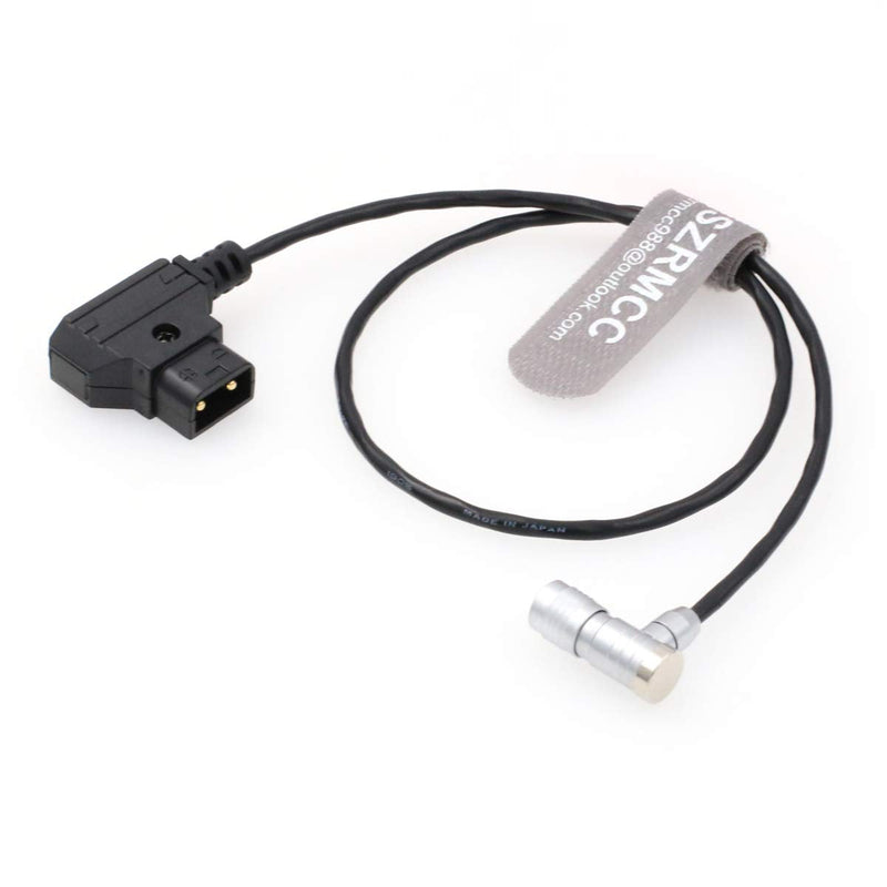 SZRMCC D-tap to XS6 4 Pin Female Plug Power Cable for IKAN Portkeys BM5 BM7 HH7 HS7T Monitor (Straight Cable, Right Angle) Straight Cable