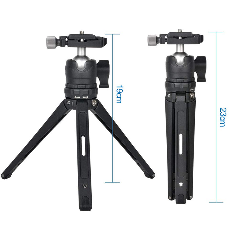 CAVIX LS-02 Tabletop Travel Tripod with 360° Ball Head for DSLR, Digital Cameras, Camcorders, Smartphone