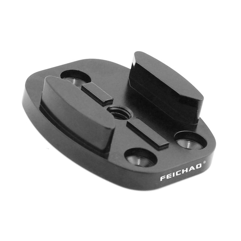 [AUSTRALIA] - FEICHAO Aluminum CNC Quick Release Tripod Mount with 1/4 Adapter Buckle Base Interface Compatible for Hero 8 7 6 5 4 3 and Other Sports Camera (Surface Mount Board) Surface Mount Board 