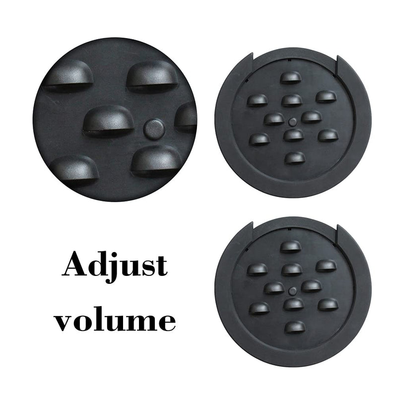 Guitar Sound Hole Cover Black Guitar Block Protector Cover Guitar Feedback Buster Cover for Acoustic Electric Guitar