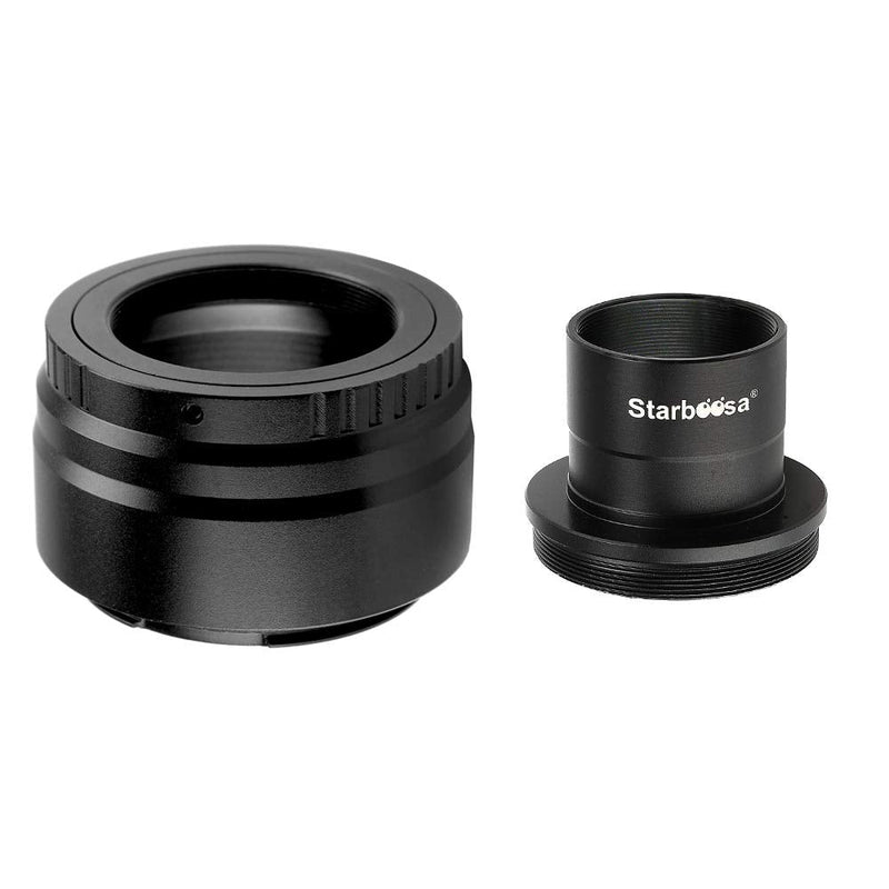 Starboosa Telescope Camera Adapter Mount for Full-Frame mirrorless Canon EOS R Series - with 1.25 inch T Adapter - for Telescope Prime Focus and Photography