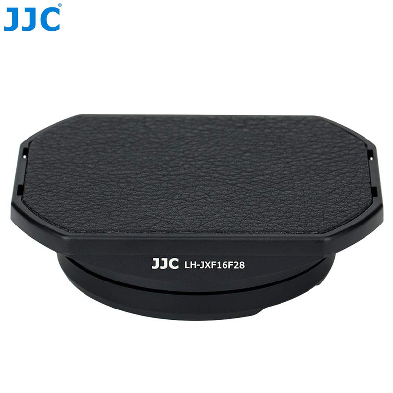 JJC Metal Bayonet Lens Hood for Fujinon XF16mmF2.8 R WR Lens, Fujinon XF 16mm F2.8 R WR Lens Hood, Fuji XF 16mm 2.8 Lens Hood, Compatible with FUJIFILM XF 16mm f/2.8 R WR Lens, Slide Design Hood Cap LH-JXF16F28