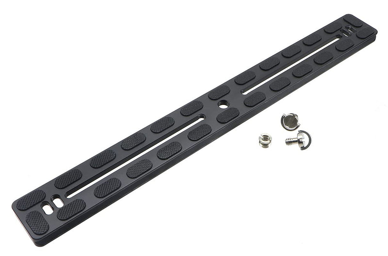 HITHUT PU-350 350mm Universal Long Quick Release Plate Dual Dovetail Slide Rail with D-Ring Screw for Ball Head Tripod Mount DSLR Camera Arca Swiss Compatible