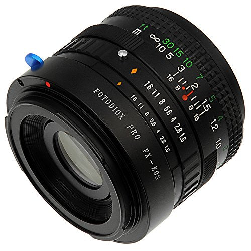 Fotodiox PRO Lens Mount Adapter, 35mm Fuji Fujica X-Mount Lenses to Canon EOS EF Mount DSLR Camera Body Single
