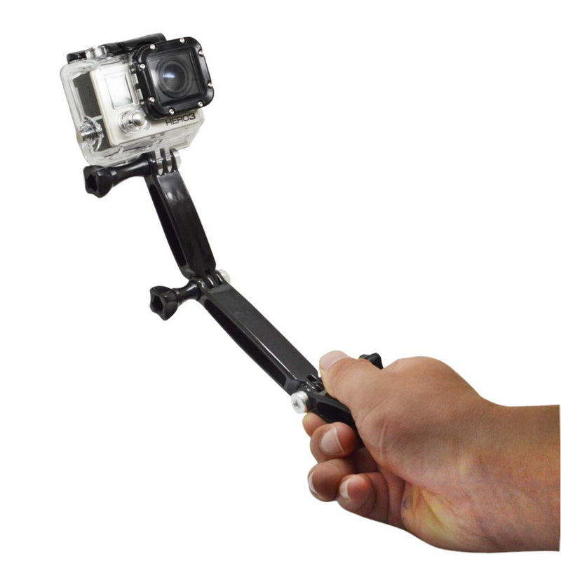 Extension Arm for GoPro, 3 in 1 Pivot Arm Mount Extender Adjustable Monopod Handheld Grip Compatible with GoPro Hero 6/5/ 4/3+/3 Sport Cameras