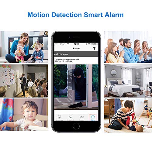 Mini Spy Camera Wi-Fi Hidden Cameras HD 1080P Wireless Security Nanny Cam for Home/Office iPhone/Android/Window Remote View with Motion Detection(Newest app)