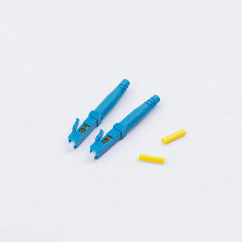 10PCS LC UPC Fiber Optic Quick Connector Fiber Fast Connectors LC Reusable Connector for FTTH FTTX Network Insrument (10PCS) 10 UPC,BLUE